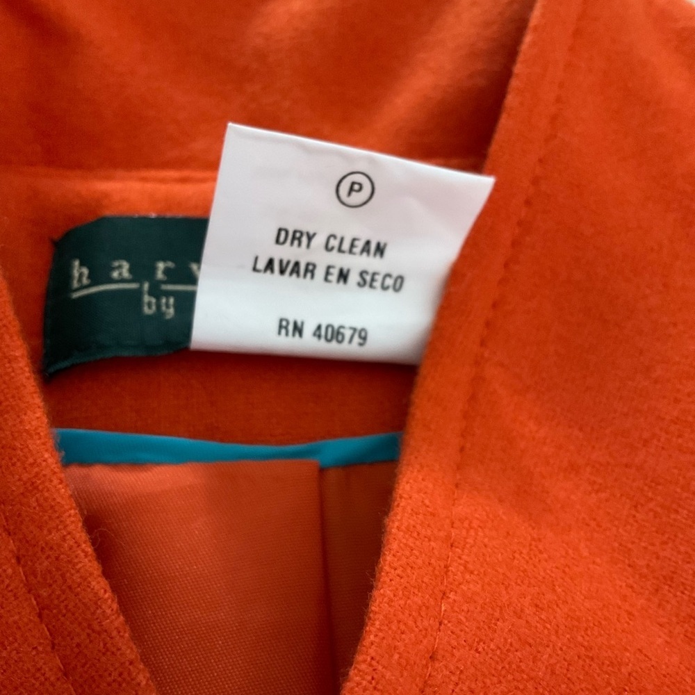 Harve Benard Vibrant Orange Trench Coat - Picture 6 of 9
